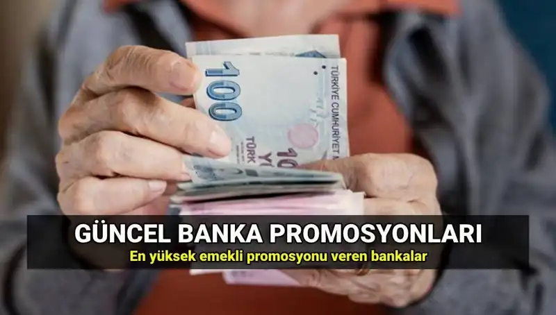 2025'te Emekliler İçin En Yüksek Promosyonu Hangi Bankalar Veriyor?