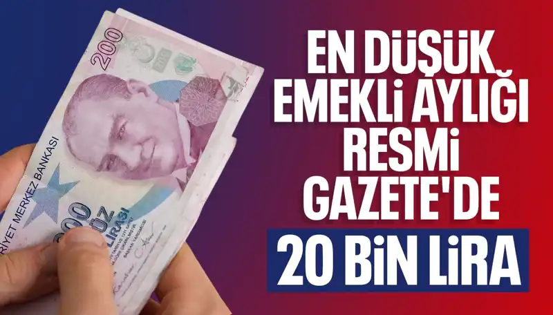 Emekliler için Müjdeli Haber: En Düşük Emekli Maaşı 20 Bin Lira Oldu!