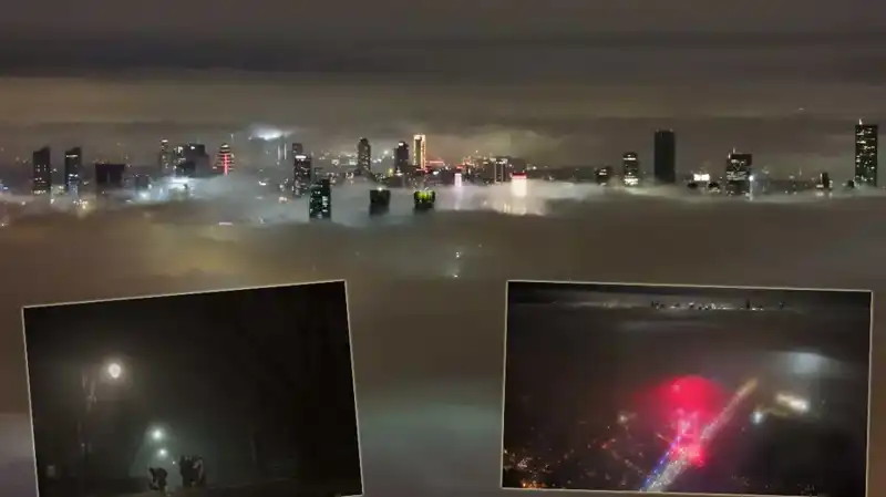 İstanbul’da Sürükleyici Sis Manzarası: Şehir Hüzünle Sarmalanıyor