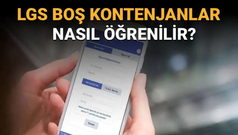 LGS Boş Kontenjanlar ve Taban Puanları: 2023 Yılında Nasıl Öğrenilir?