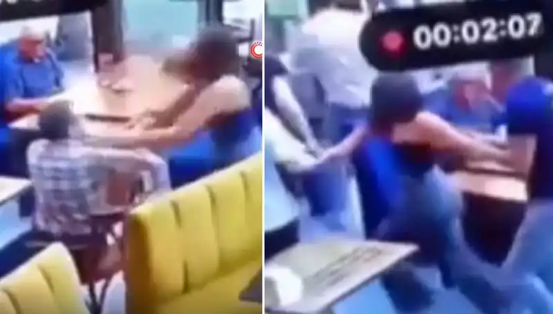 Garsona Tokat Atan Müşteri, Restoranın Gücünü Unuttu!