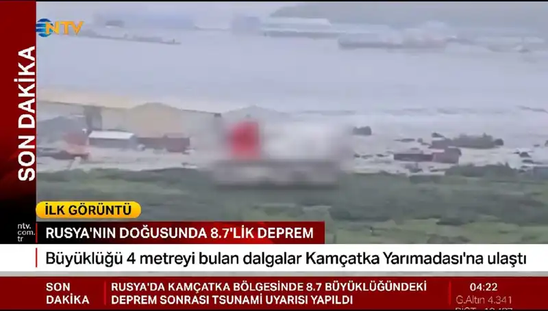 Kamçatka Kıyılarında İlk Tsunami Dalgaları Belirdi: Neler Oluyor?