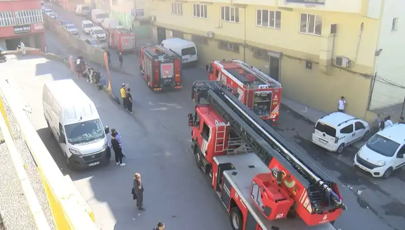İstanbul'da Tekstil Atölyesinde Korkunç Yangın: Can ve Mal Kaybı Olmadı