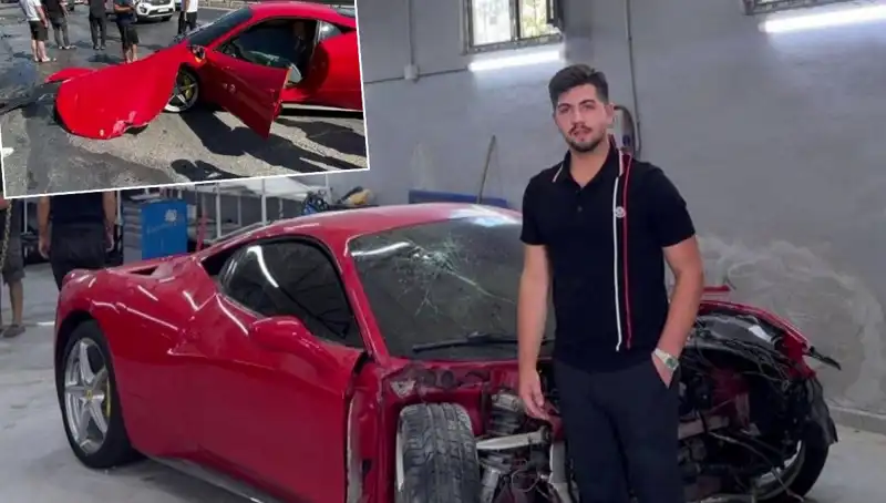 15 Milyonluk Ferrari Hurdaya Dönüştü: Sahibi Hayal Kırıklığı İçinde