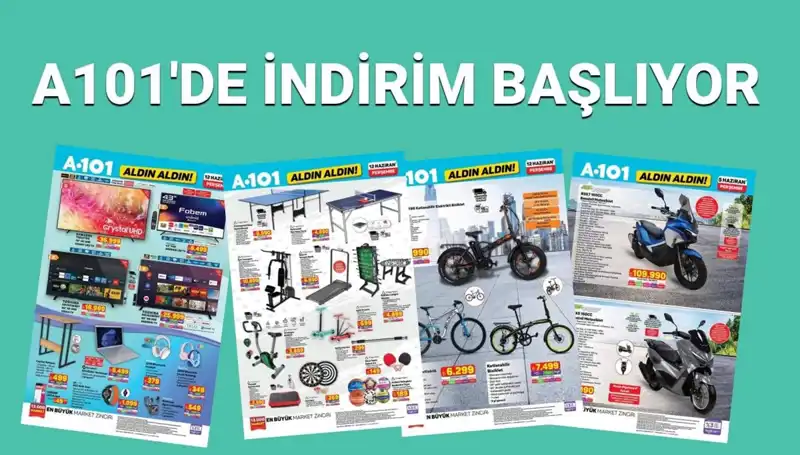 A101'de 12 Haziran Aktüel Kataloğu: Spor Ekipmanları ve Teknoloji Ürünleri Sizlerle
